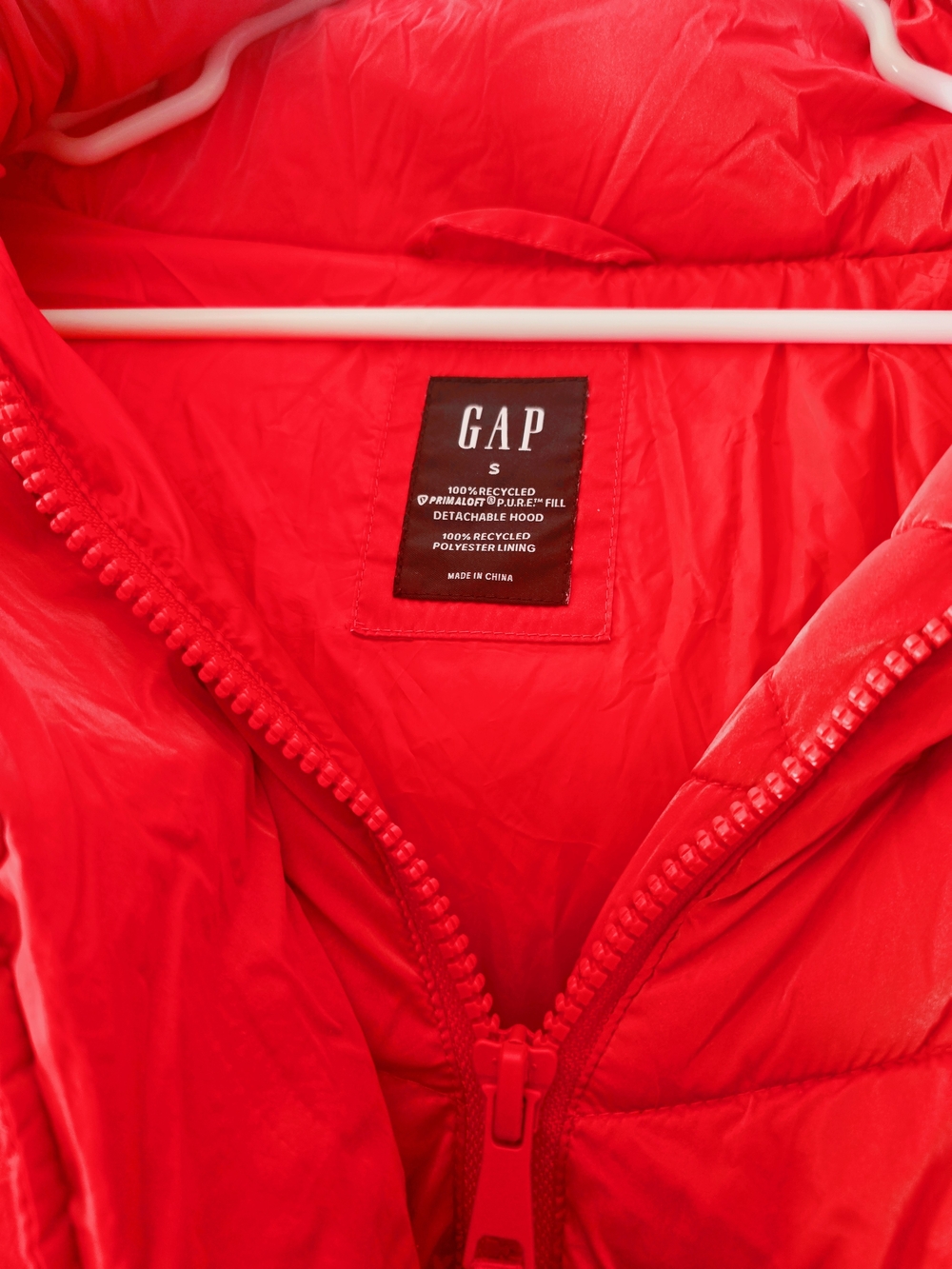 GAP Bright Pink Puffer Jacket - Picture 2 of 4